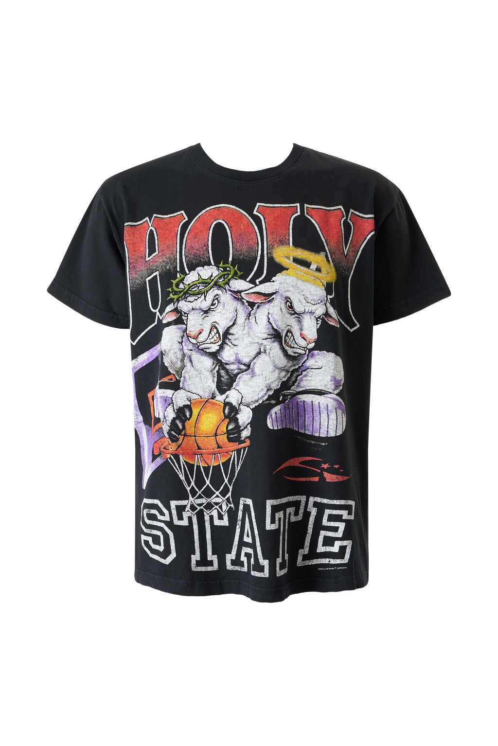 2 Lambs Holy state t-shirt - Black