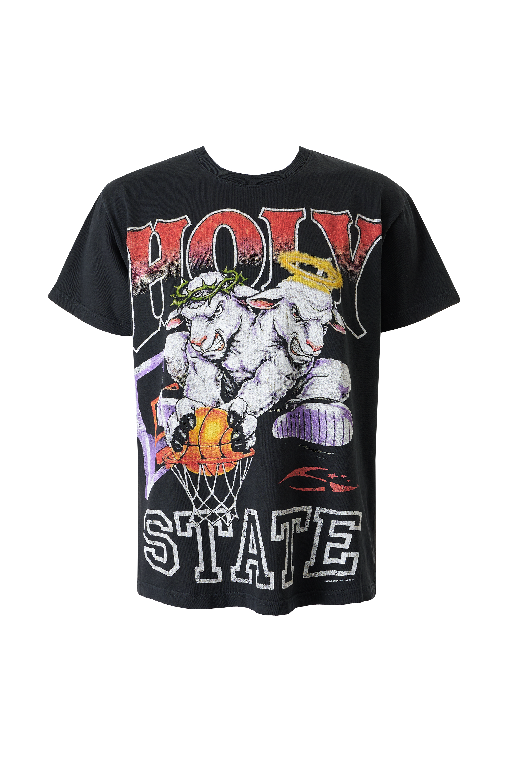 2 Lambs Holy state t-shirt - Black