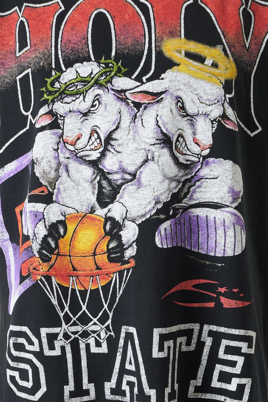 2 Lambs Holy state t-shirt - Black