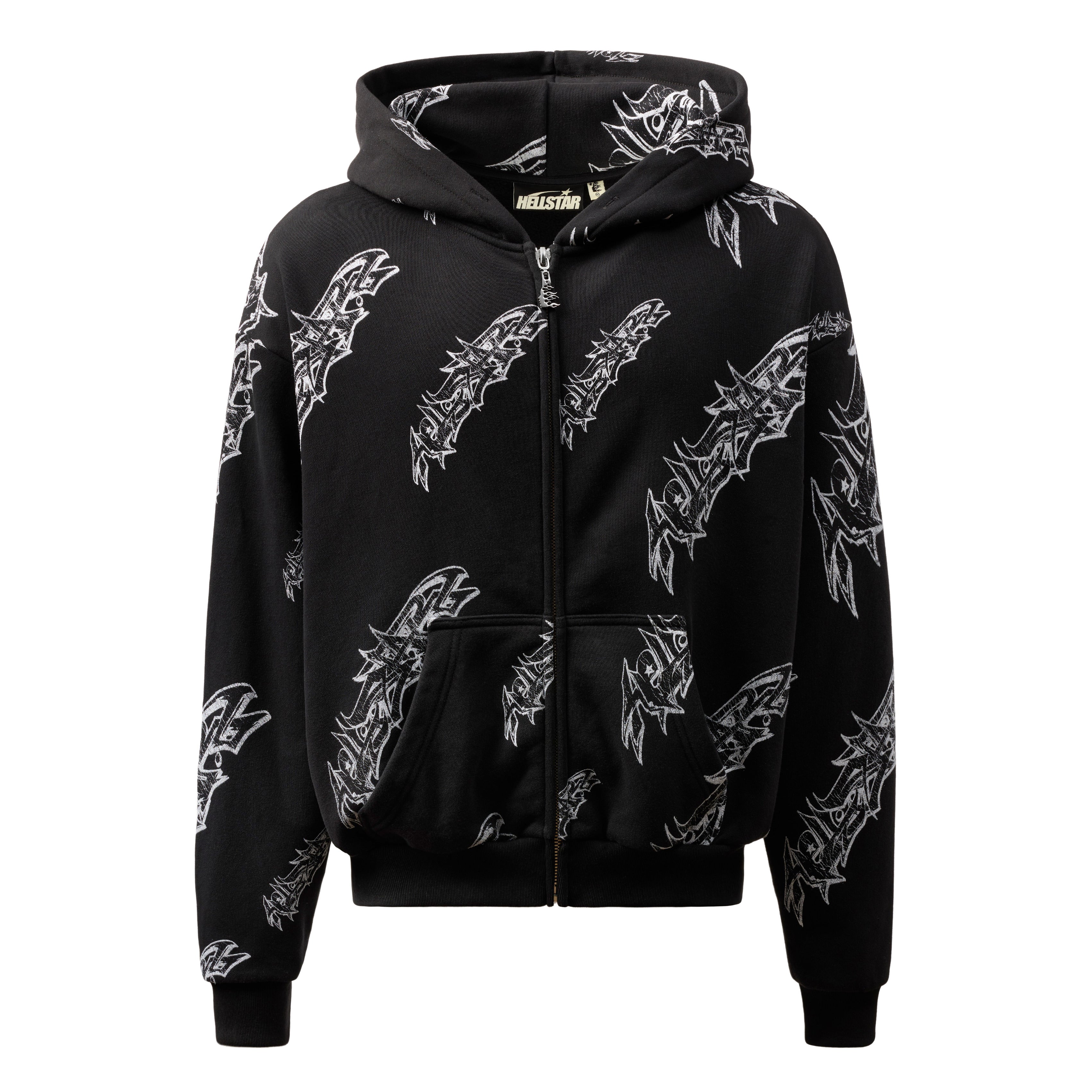Graffiti Zip-Up - Black