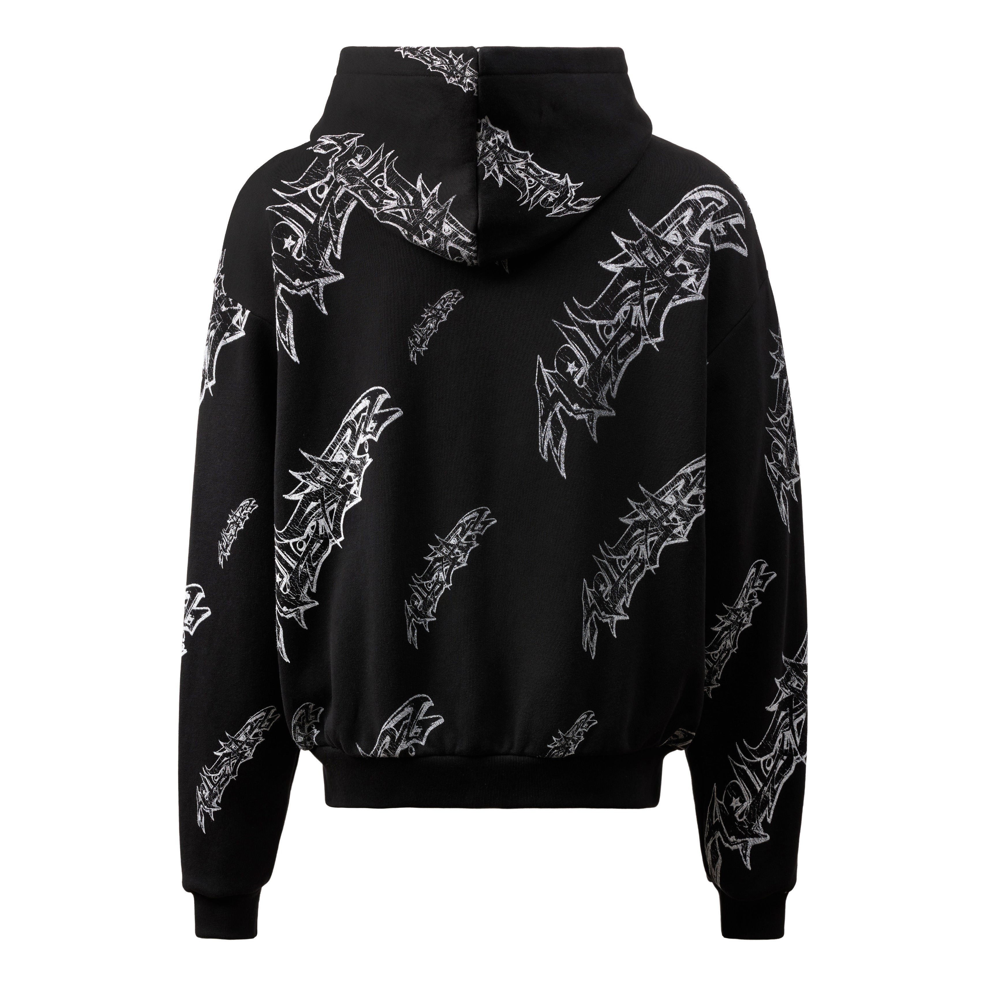 Graffiti Zip-Up - Black