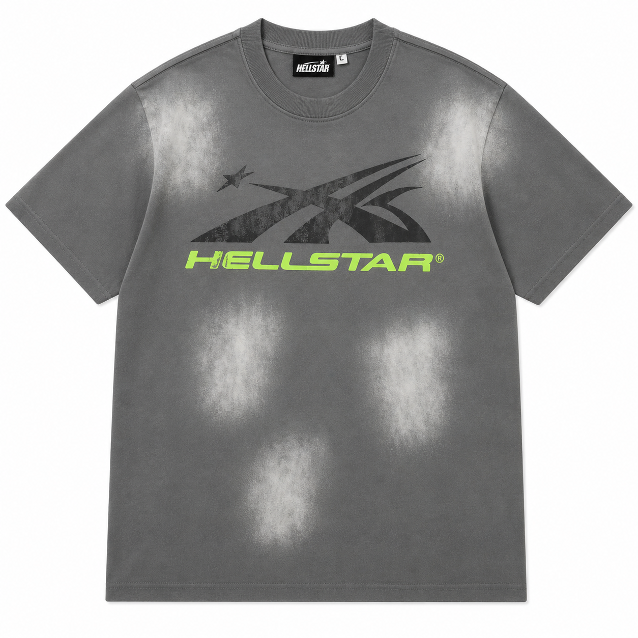 Hellstar Sport Logo Washed - Grey