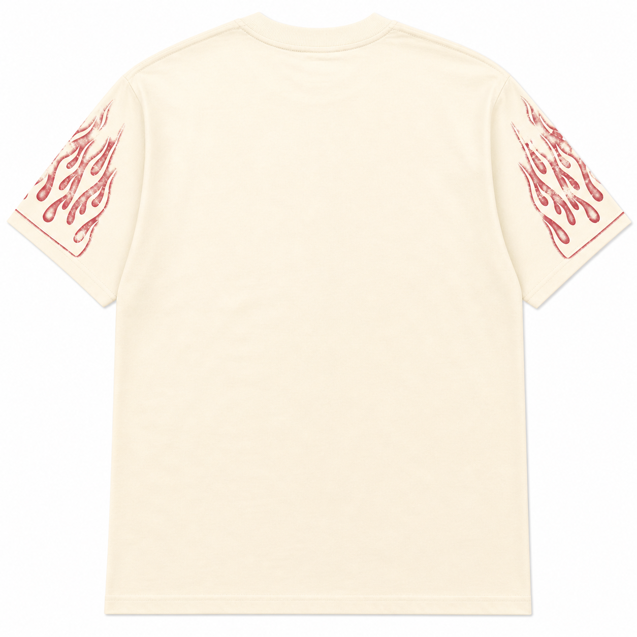 Hell on Earth Flame T-Shirt - Off-White