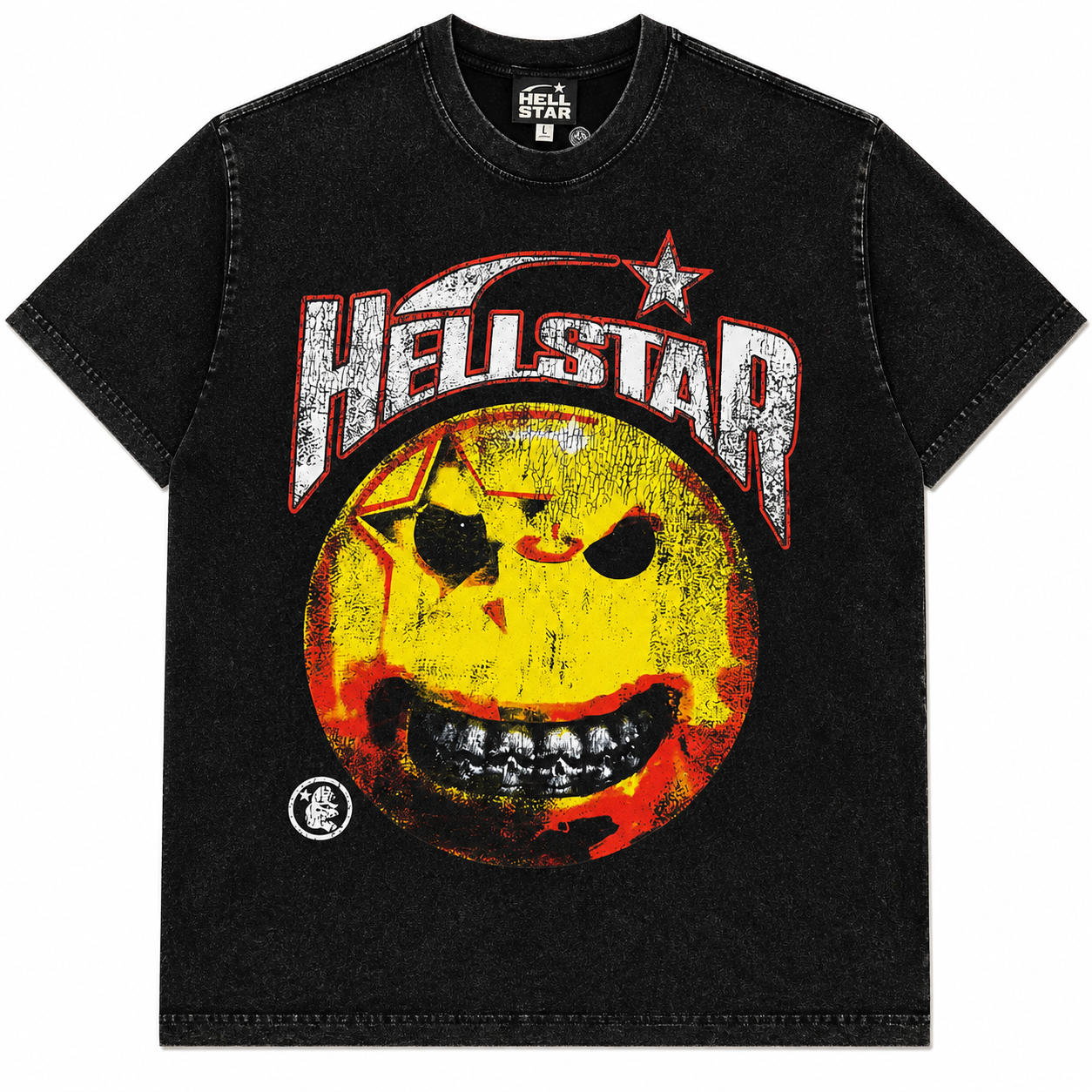 Grillz Smiley T-Shirt - Black