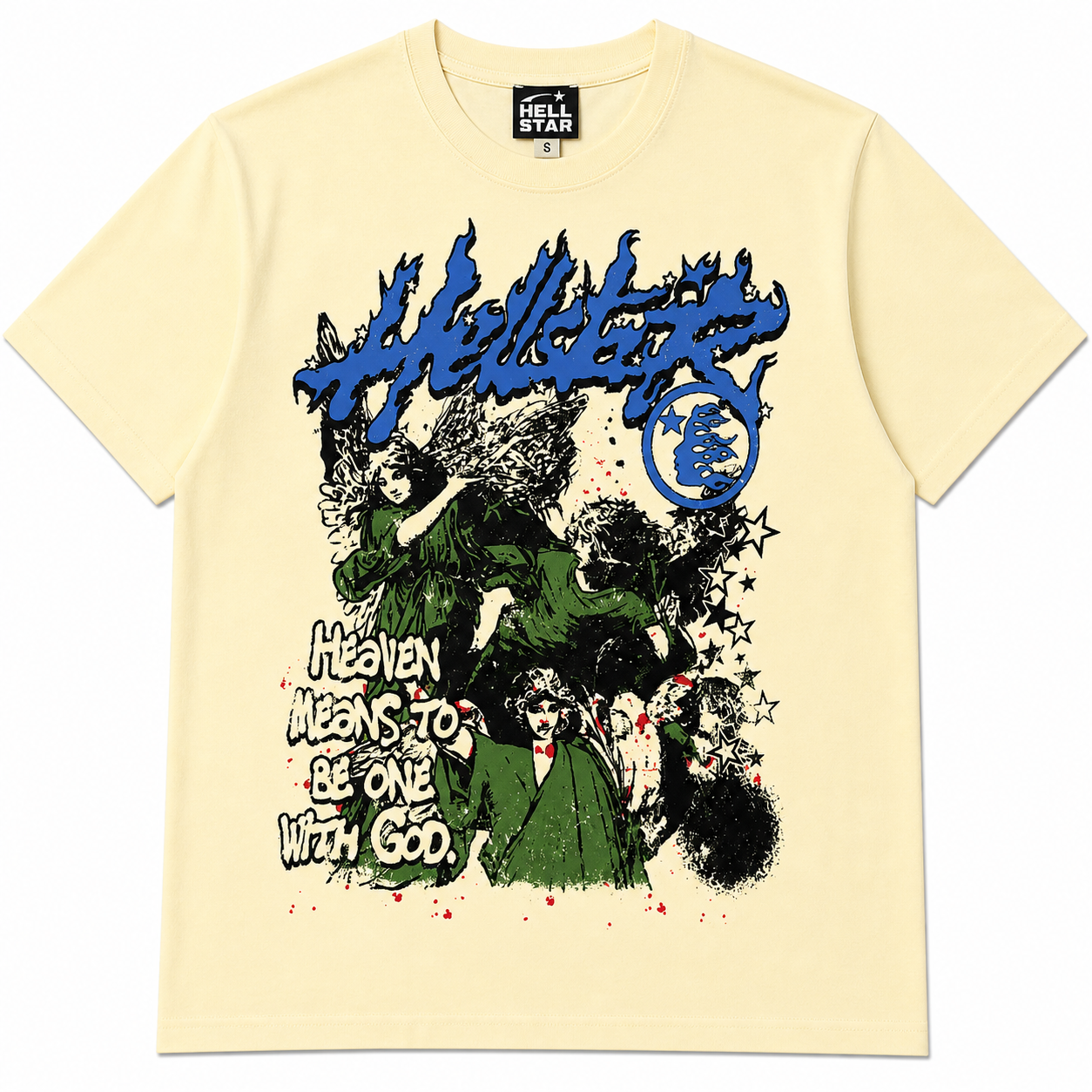 Heaven Means to be One with God T-Shirt - Off-White