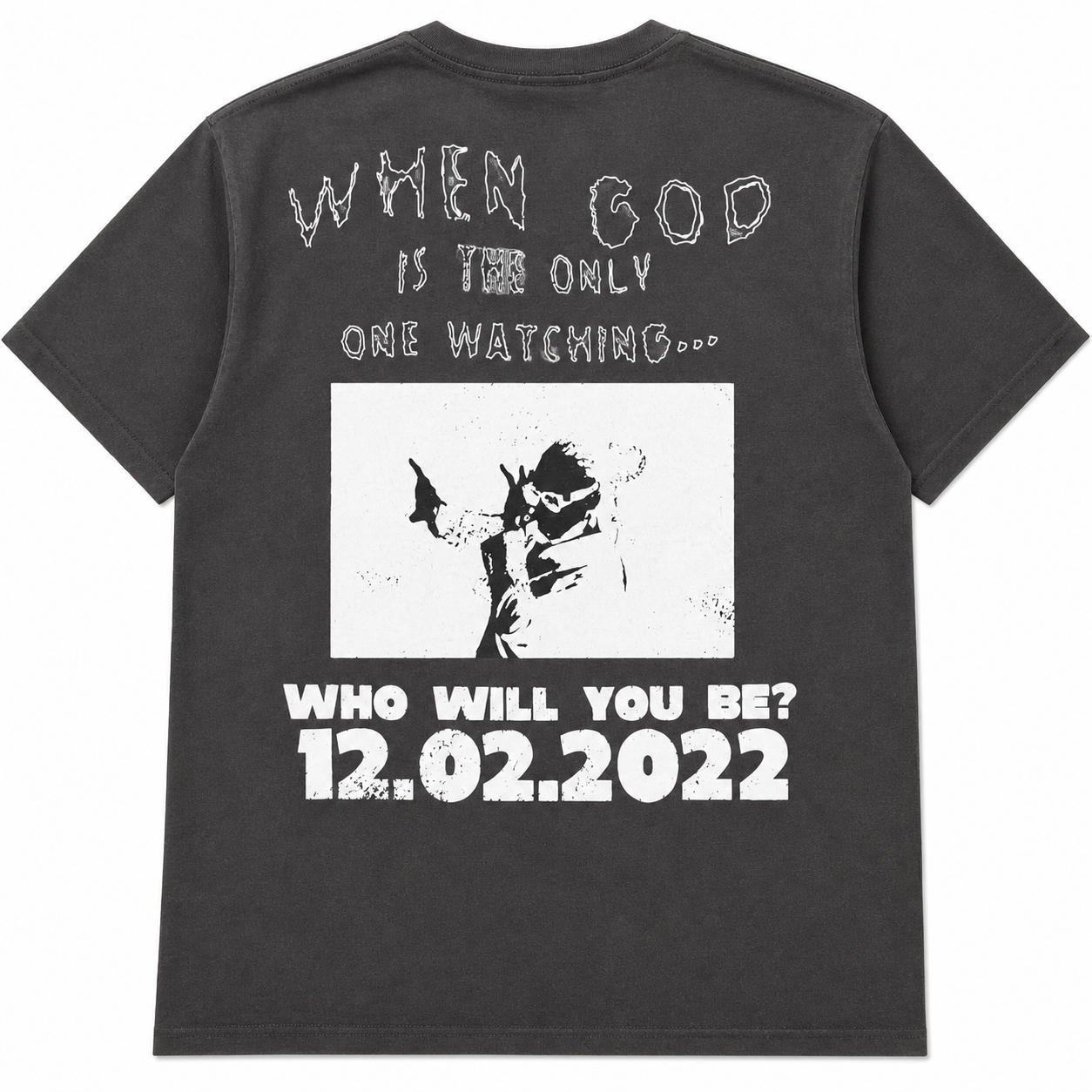 Hellstar x Metro Boomin Heroes & Villains T-Shirt - Charcoal Grey