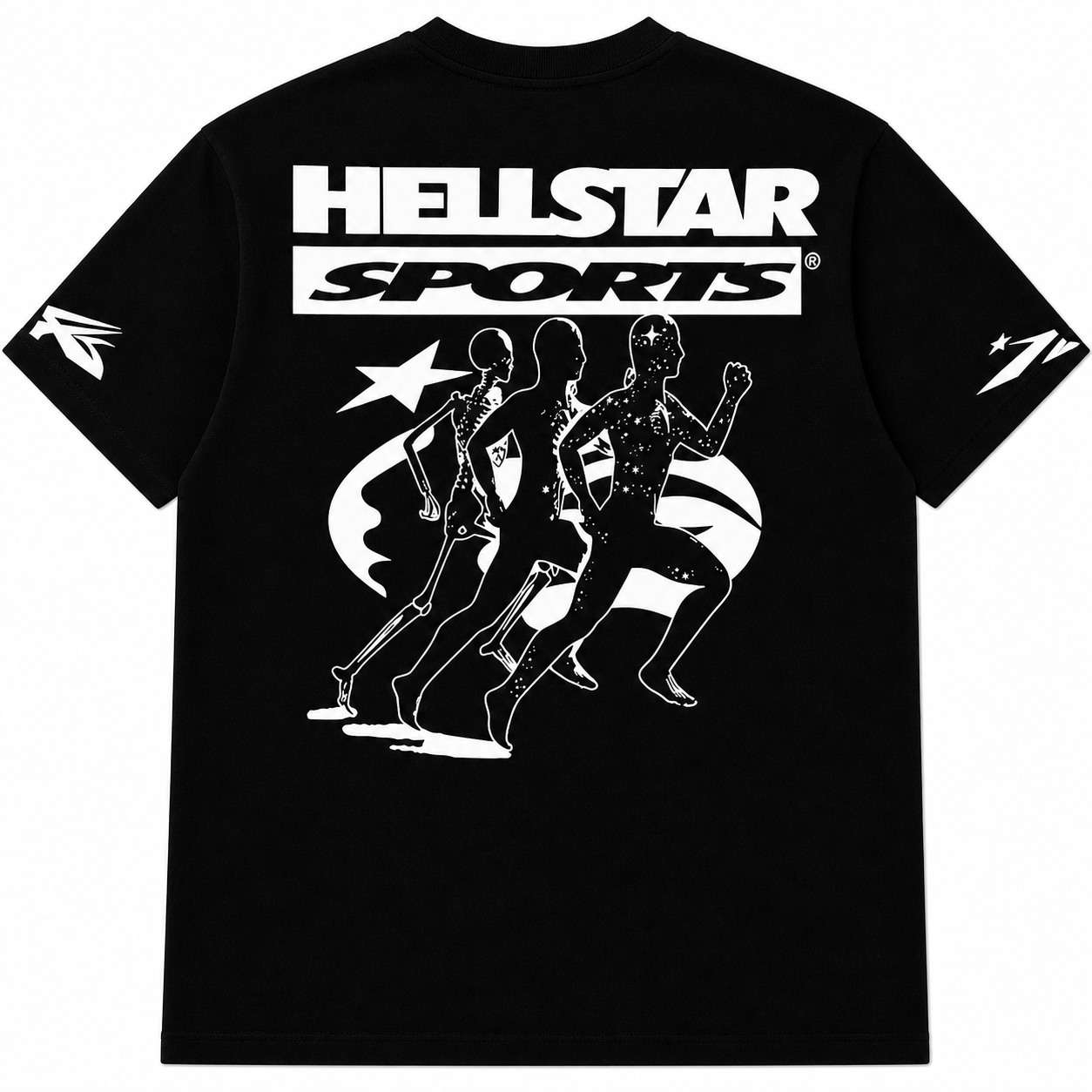 Hellstar Sports Runner Skeleton T-Shirt -  Black