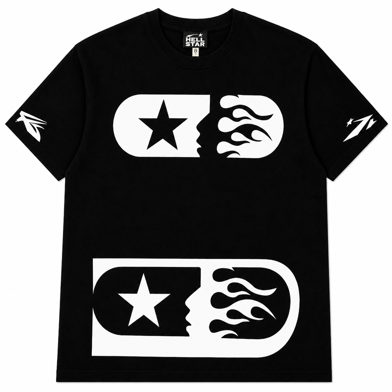 Hellstar Sports Runner Skeleton T-Shirt -  Black