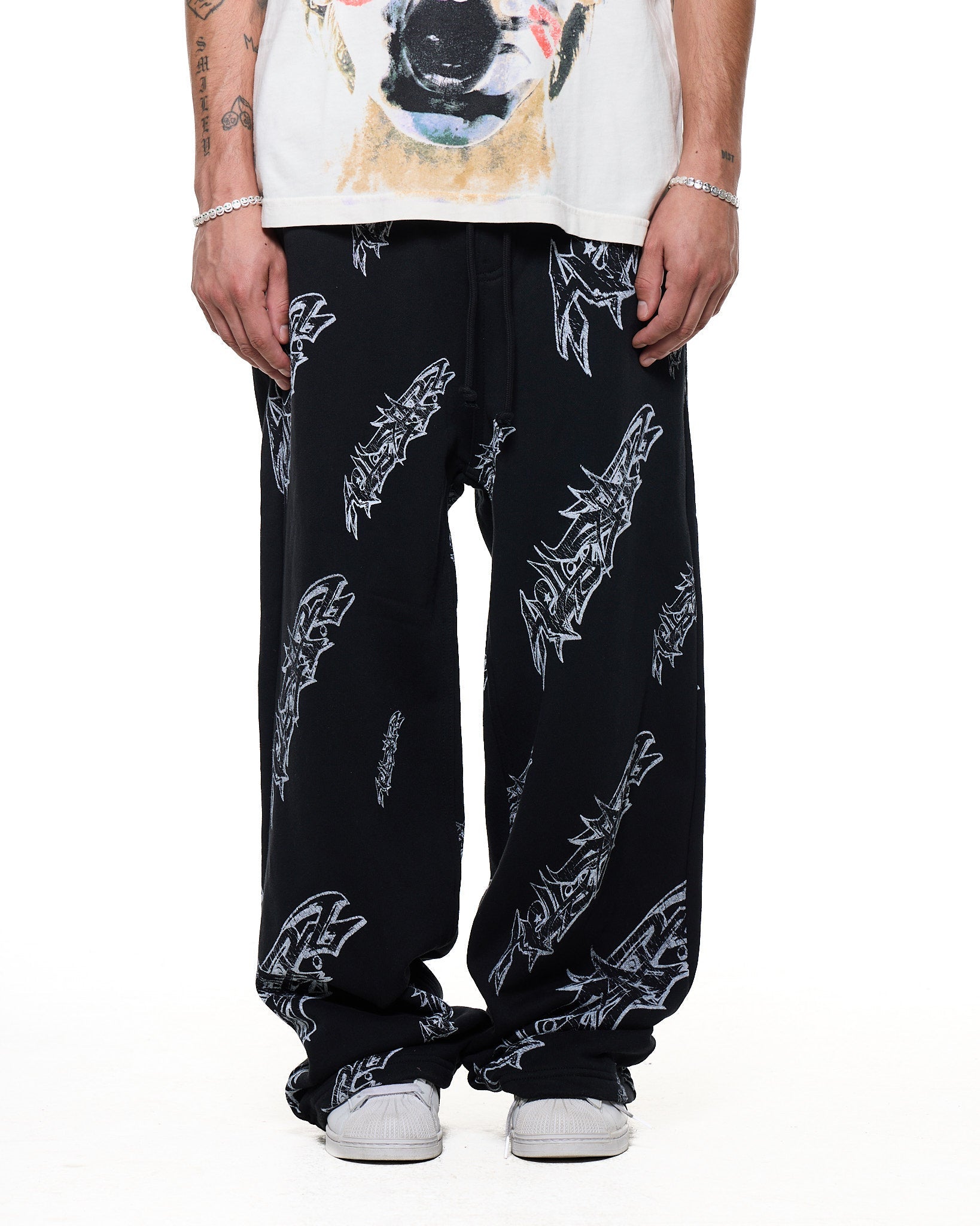Graffiti Sweats - Black
