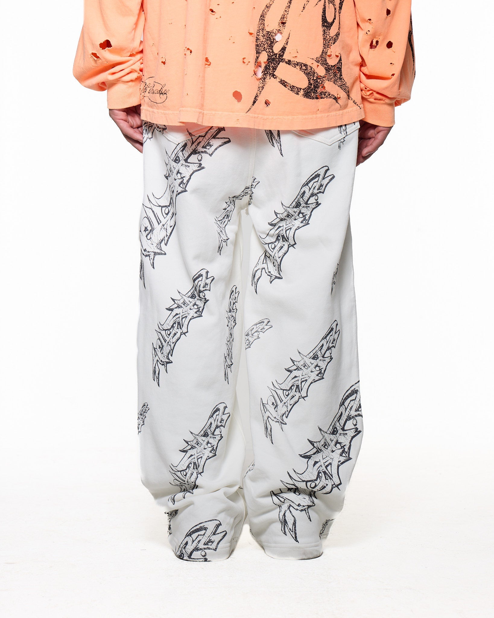 Graffiti Sweats - White