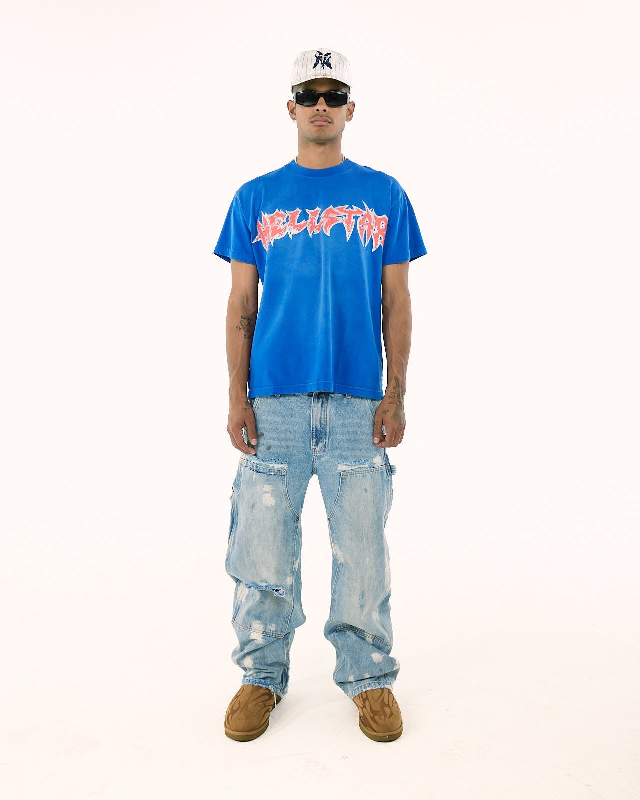 Metal Logo T-Shirt - Blue