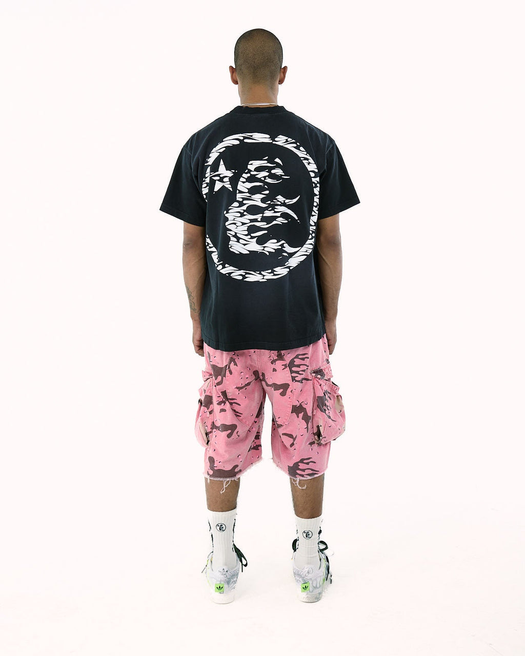 Classic Tribal Print T-Shirt - Black