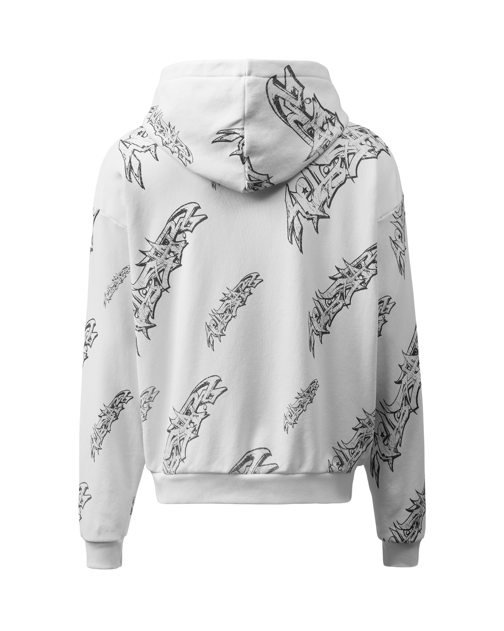 Graffiti Zip-Up - White