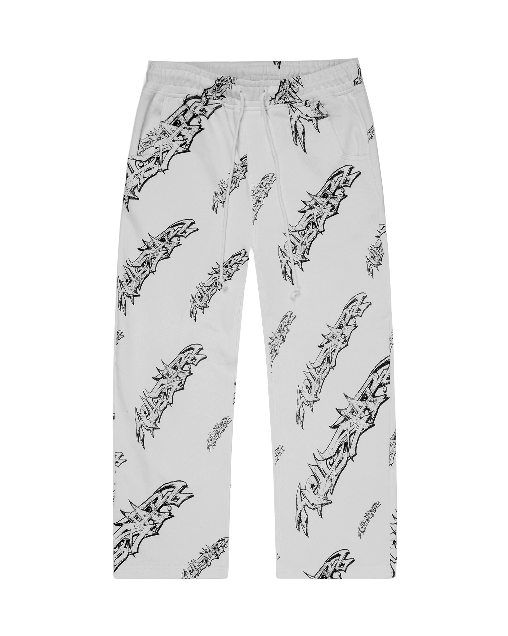 Graffiti Sweats - White