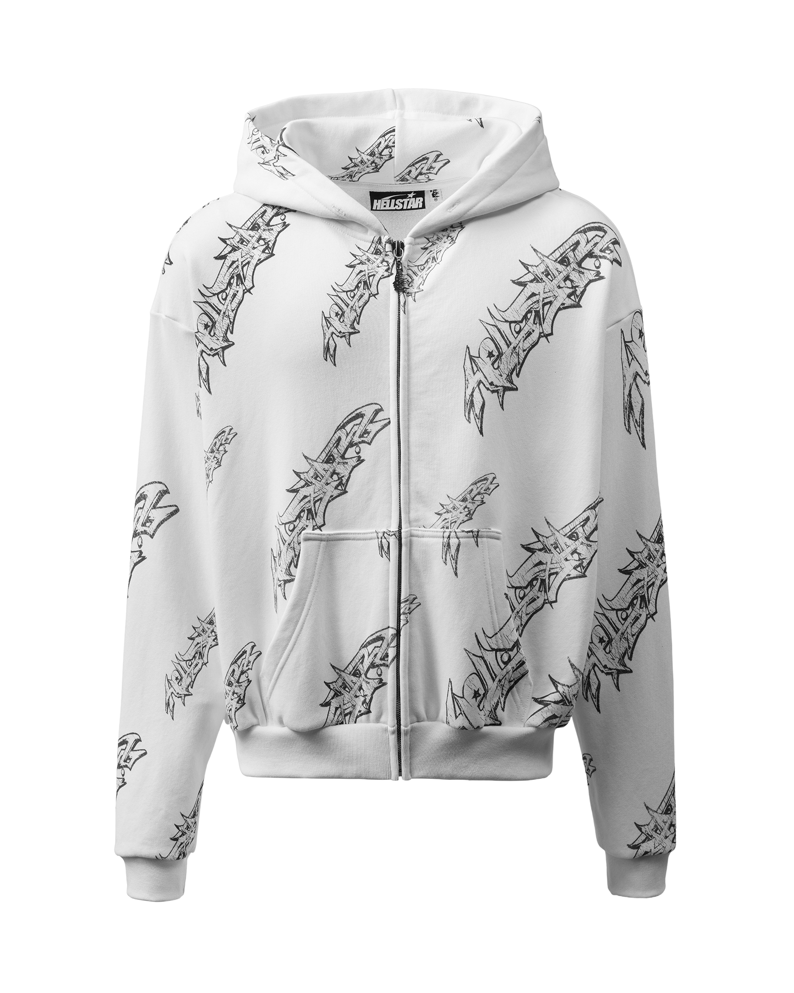 Graffiti Zip-Up - White